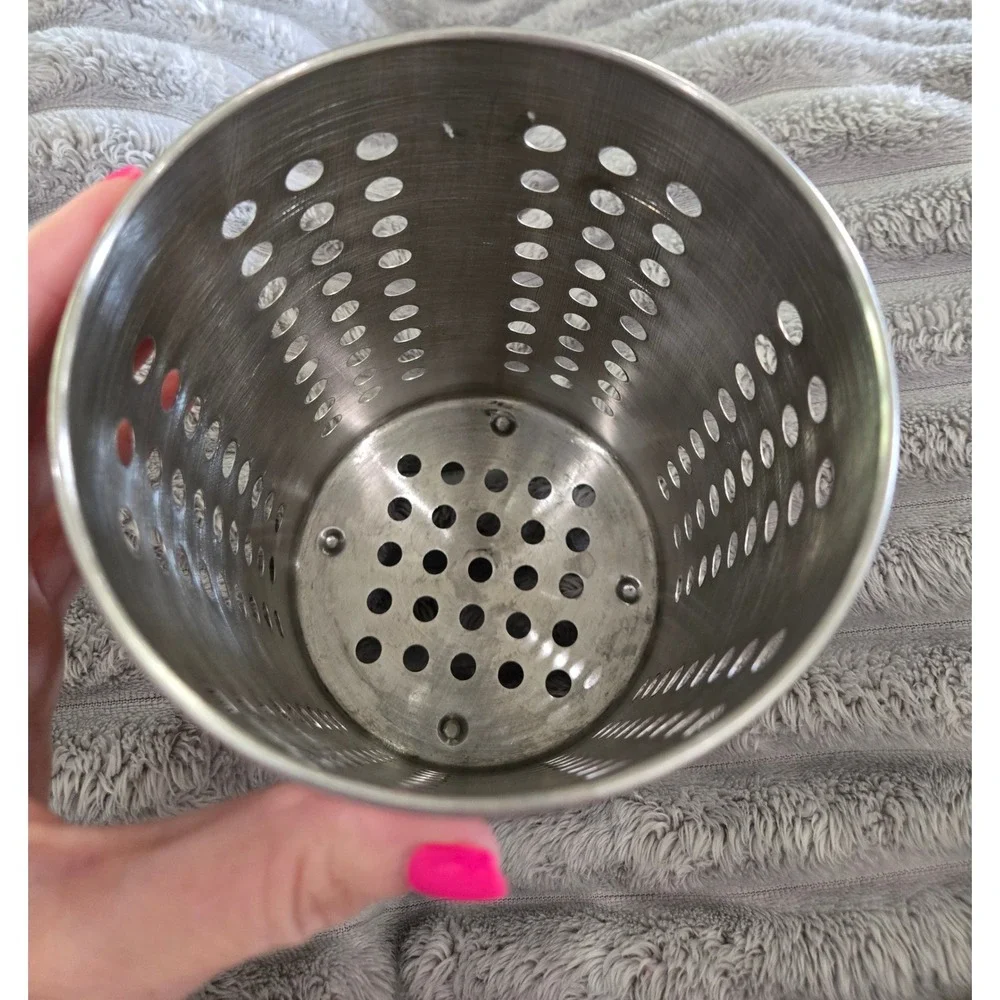 IKEA ORDNING Stainless Steel Utensil Holder Cutlery Caddy Silver 7 Inch 209 22